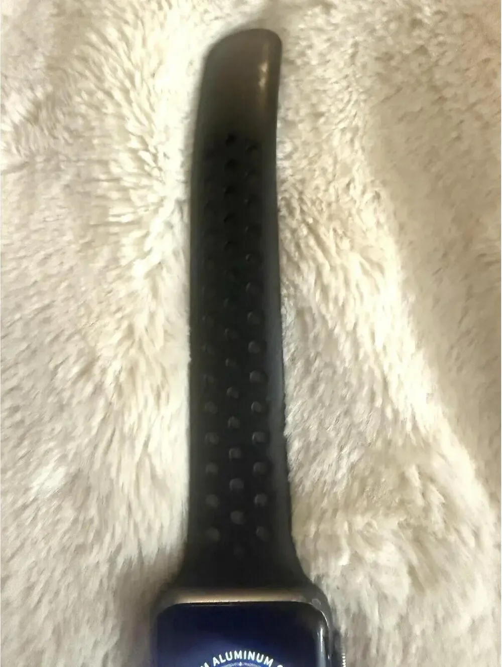 Apple Watch Series 3 42mm GPS + Cellular Aluminum Case Black Sport Band A1861